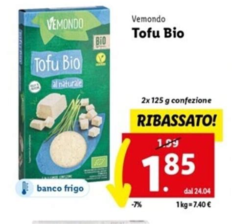 Vemondo Tofu Bio 2x 125 G Offerta Di Lidl