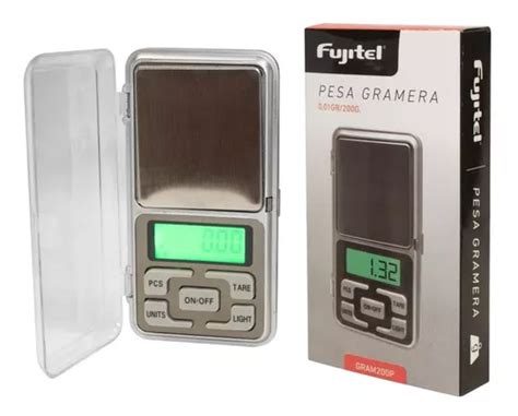 Balanza Pesa Gramera Mini Centigramos Hasta 200g Fujitel