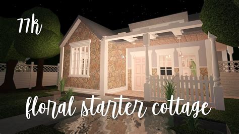 Bloxburg Floral 77k Starter Cottage No Gamepasses Tour And Floor