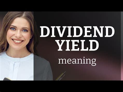 Understanding Dividend Yield A Simple Guide YouTube