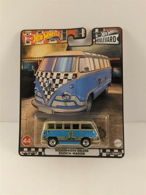 2022 Hot Wheels Premium Boulevard Volkswagen Deluxe Station Wagon 44 Real Rider 4239884600