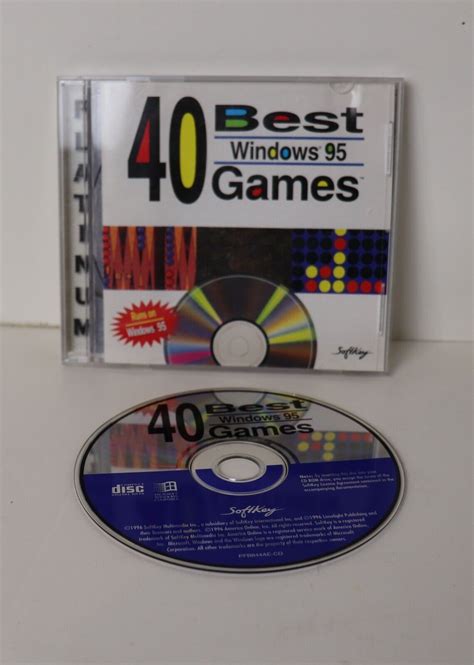 40 Best Windows 95 Games Pc 1996 Platinum Version Ebay