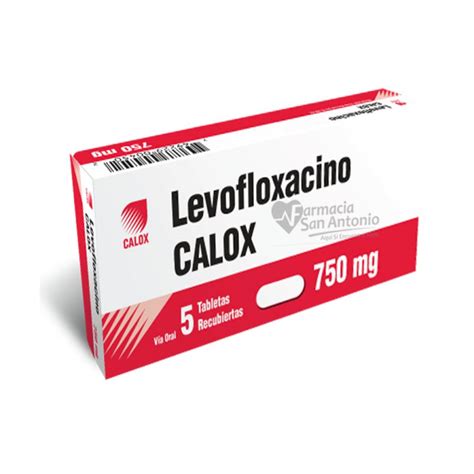 Levofloxacino 750 Mg X 5 Tabletas And Farmacia San Antonio