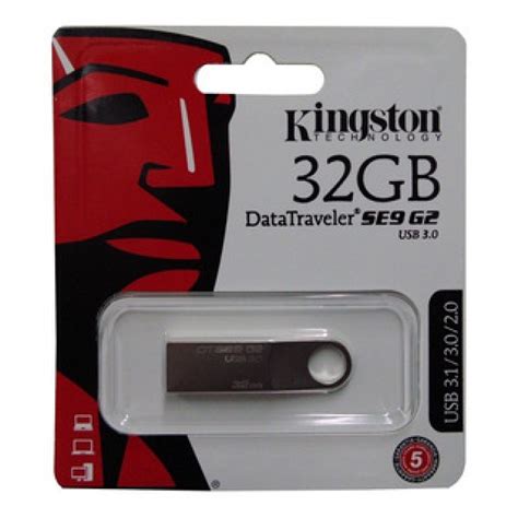 Kingston 32 Gb Usb 30 Data Traveler Se962 Flash Drive With Metal Casing