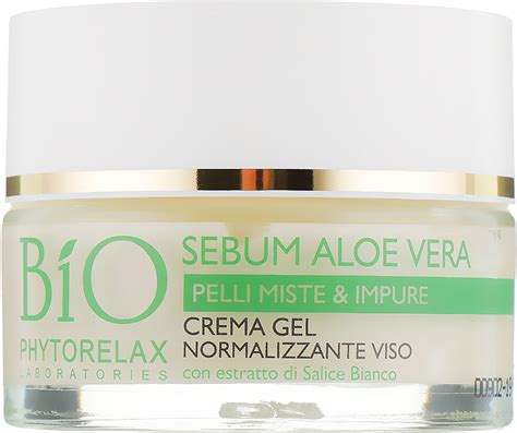 Ausgleichende Und Reinigende Gesichtsgel Creme Mit Aloe Vera Und Mattem