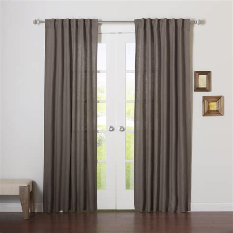 Best Home Fashion Inc Natalie Natural Linen Curtain Panels And Reviews