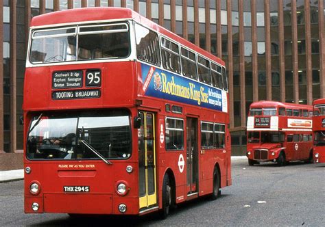 London Bus Routes Route 95 Cannon Street Tooting Broadway Withdrawn