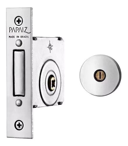 Cerradura Para Puerta Llave Papaiz Tetra Cr Color Blanco