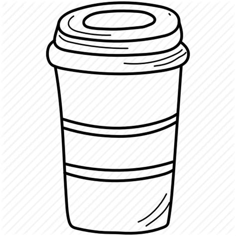 Coffee Cup Line Drawing at PaintingValley.com | Explore collection of ...