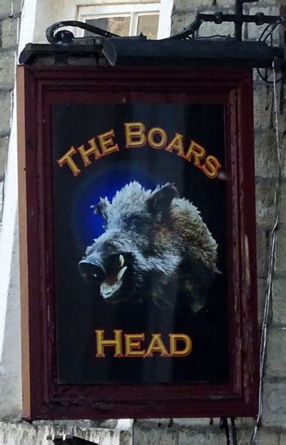 Sign For The Boars Head Newchurch © Jthomas Geograph Britain And Ireland