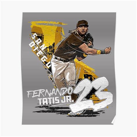 Fernando Tatis Jr State Poster For Sale By Wardwilliam90 Redbubble