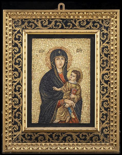 Icona Raffigurante Madonna Con Bambino S C Della Rev Fabbrica Di San