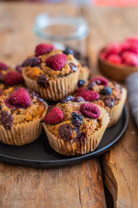 Gesunde Bananenbrot Muffins Vegan Und Proteinreich Mrs Flury