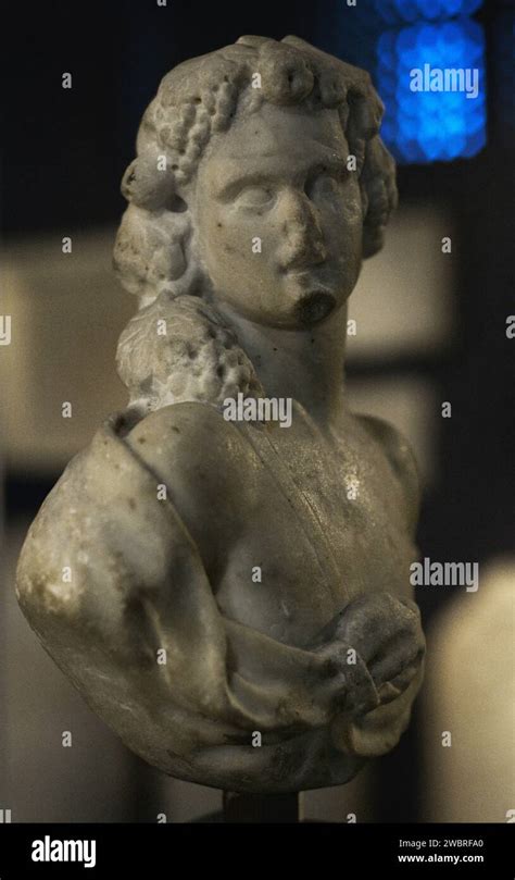 Dionysus Bacchus God Of Wine Bust Of Dionysus 2nd Century Ad