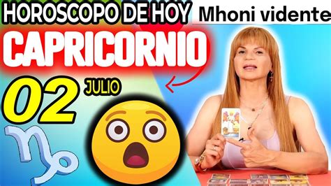 NO LO VAS A CREER Capricornio MONHI VIDENTE Horoscopo De Hoy 2 De