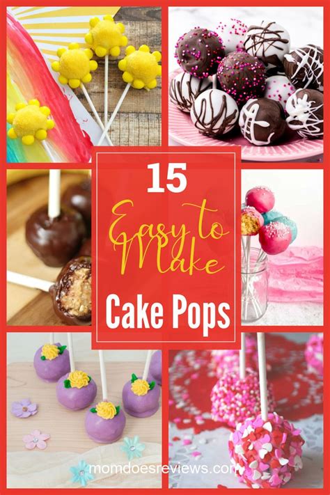 15 Easy To Make Cake Pop Recipes Cake Pop Recipe Easy Delicious Cakes Gluten Free Cake Pops