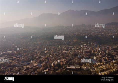 Kathmandu Nepal 08th Dec 2021 Editors Note Image Taken By A Drone