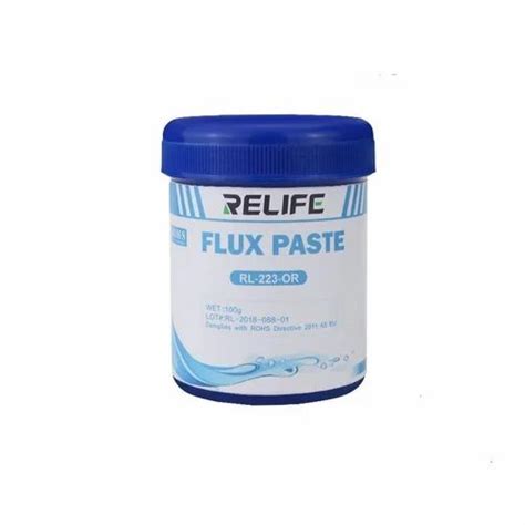 Relife RL 223 OR Solder Paste Flux At Rs 410 00 Piece Soldering