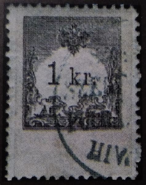 Stamp Numeral And Coat Of Arms Austria Revenue Stamps