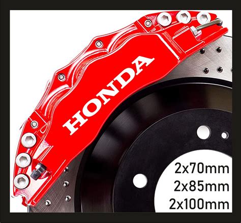 Honda Brake Caliper Decals Stickers Etsy Uk