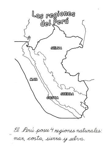 Cuentosdedoncococom Mapa De Las Regiones Del Peru Para Colorear Images