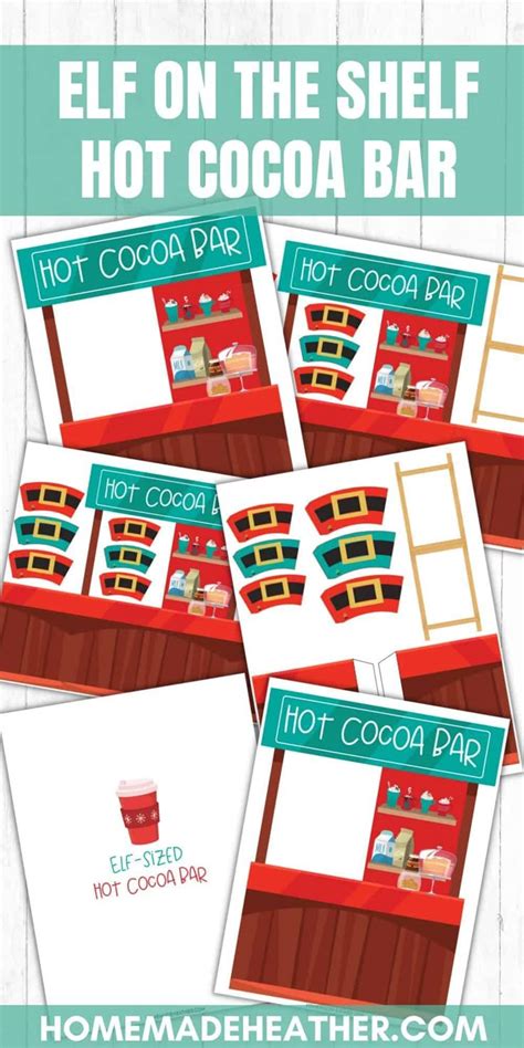 Elf On The Shelf Hot Cocoa Bar Printables