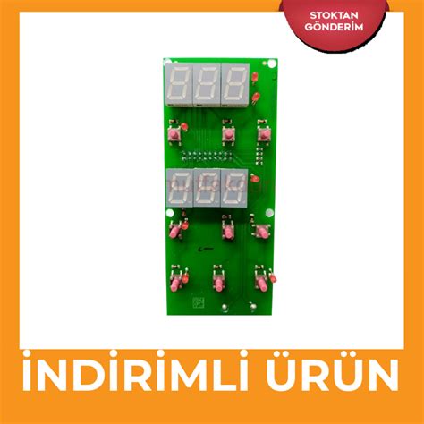 İnoksan Fırın Tuş Kartı Elektronik Kontrol Kartı