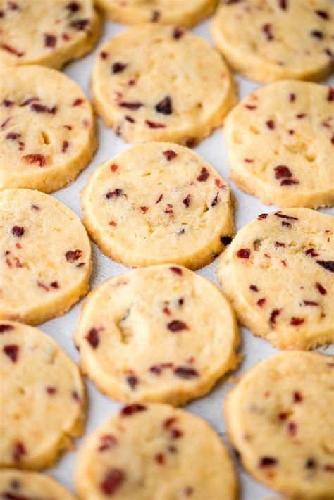 Cranberry Orange Shortbread Cookies Ahead Of Thyme