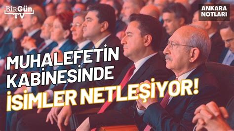 Muhalefetin kabinesi netleşiyor O isimler kimler I Millet İttifakı