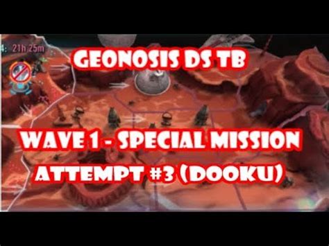 SWGOH Geonosis DS TB Phase 1 Special Mission Attempt 3 FAIL