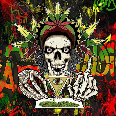 Rasta Digital Art by Adrian Matthews - Fine Art America