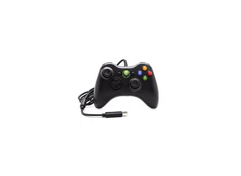 Controle Fio Xbox 360 E Pc Slim Joystick Plug And Play Em