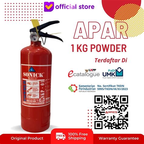 Jual Apar Kg Powder Alat Pemadam Api Portable Serbaguna