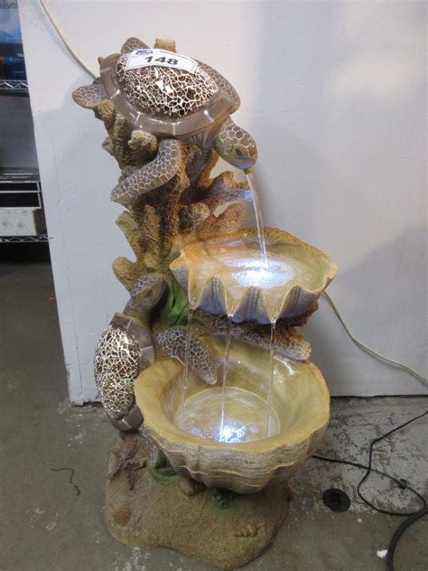 Turtle Water Fountain Display Able Auctions