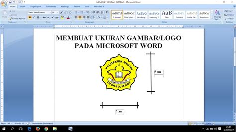 Cara Membuat Ukuran Gambar Di Word Sama Cari