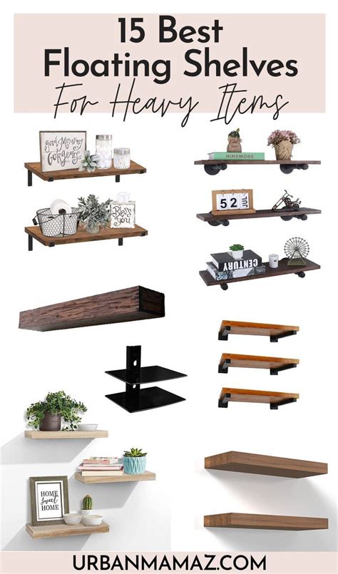 15 Best Floating Shelves For Heavy Items