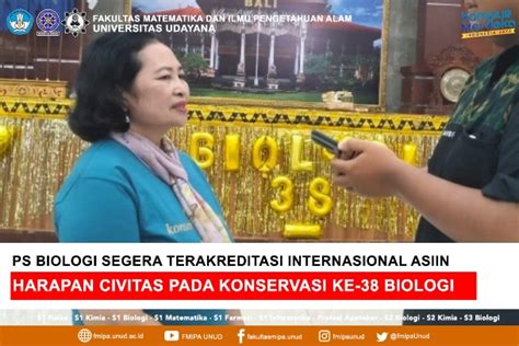 Civitas Harap Biologi Fmipa Unud Segera Raih Akreditasi Internasional