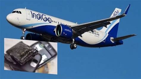 Indigo की उड़ती फ्लाइट के दौरान फोन में लगी आग जानिए फिर क्या हुआ Phone Caught Fire During