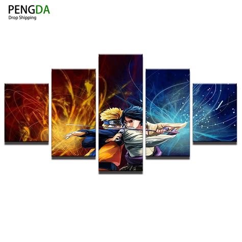 Canvas Painting Modern Frame Wall Art Hd Printed Picture Panel Naruto