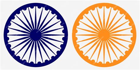 Premium Vector | Indian ashoka chakra or ashoka wheel vector symbol