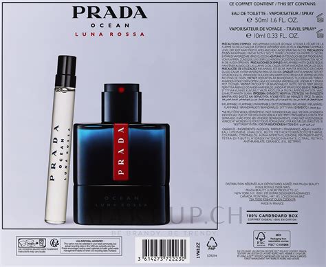 Prada Luna Rossa Ocean Duftset Eau De Toilette Ml Eau De