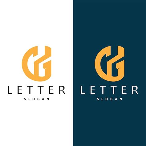 Premium Vector Minimal Initial Gh Letter Logo Modern And Luxury Icon