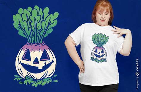 Jack O Lantern Turnip Halloween T Shirt Design Vector Download