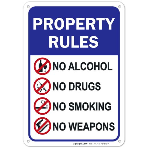 No Drugs And Alcohol Sign