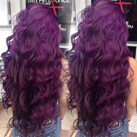 Purple Plum Hair Plum Hair Hair Color Plum Cool Hairstyles