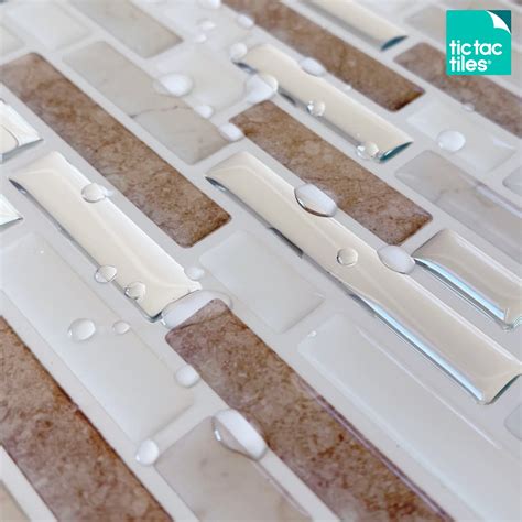 Buy Tic Tac Tiles 25 Cm X 25 Cm 10 Sheet Peel And Stick 3D Tile Sticker