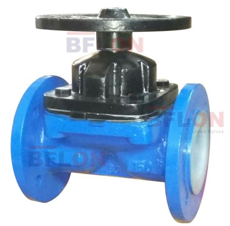 PTFE Lined Diaphragm Valve PFA FEP Lined Diaphragm Valve