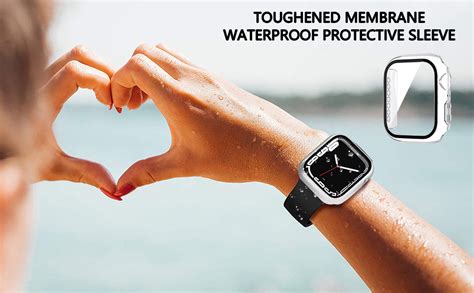 2 Pezzi Trasparente Cover Per Apple Watch SE Series 6 Series 5