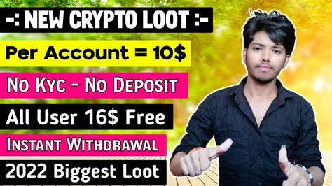 Signup And Withdraw New Crypto Loot Per Gmail Instant