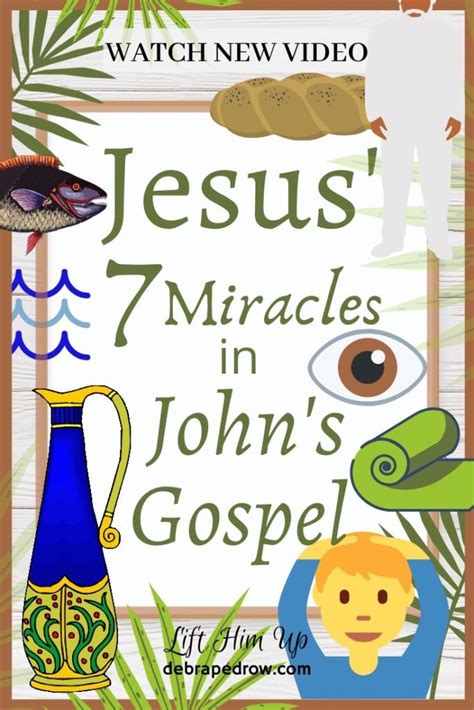 Jesus 7 Miracles In Johns Gospel Miracles Of Jesus Christian